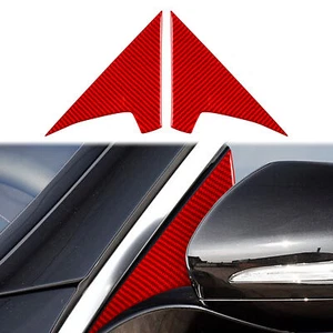 Red Carbon Fiber Outer A-Pillar Trim For Benz Maybach S-Class W222 2013-2020 - Bild 1 von 11