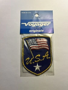 USA Flag and White Star Patch Factory Sealed Vintage Voyager Originals - Picture 1 of 3