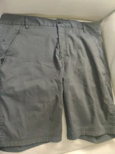 Fila performance Golf Shorts Mens Sz 38 Black Gray Hybrid stretch Casual board  - Picture 1 of 11