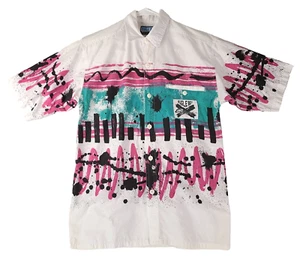 Camisa De Colección Bugle Boy Botón Delantero Manga Corta Para Hombres Niños Pequeños Diseño LG Memphis - Imagen 1 de 13