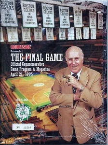 Celtics Final Game Boston Garden Program 1995 Factory Sealed Individually #'d - Picture 1 of 1