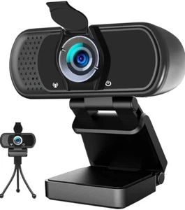 Cámara web 1080p con micrófono USB cámara web con trípode - Imagen 1 de 6
