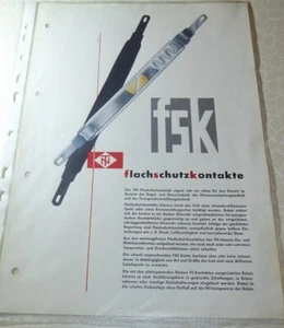 Produkt Flyer fsk, Flachschutzkontakte T&N - Bild 1 von 1