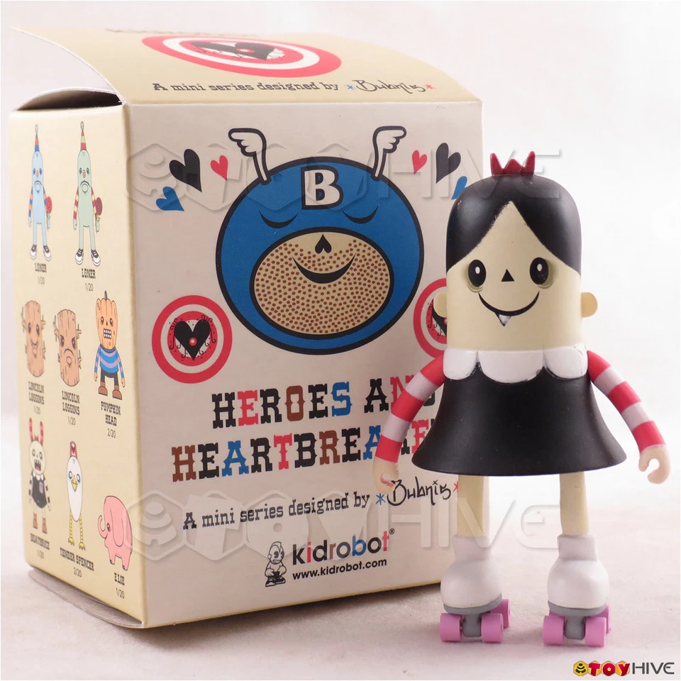 Kidrobot Heroes and Heartbreakers - Angie 80 3-inch vinyl figure by Ryan Bubnis - Image 1 of 3