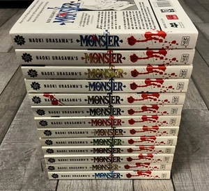 Monster Volumes Naoki Urasawa Manga (Lot of 13) - Picture 1 of 3