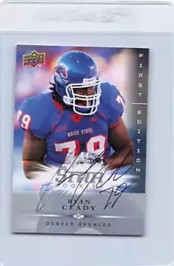 2008 Upper Deck #188 Ryan Clady Broncos Signed Auto *K8739 - Picture 1 of 2