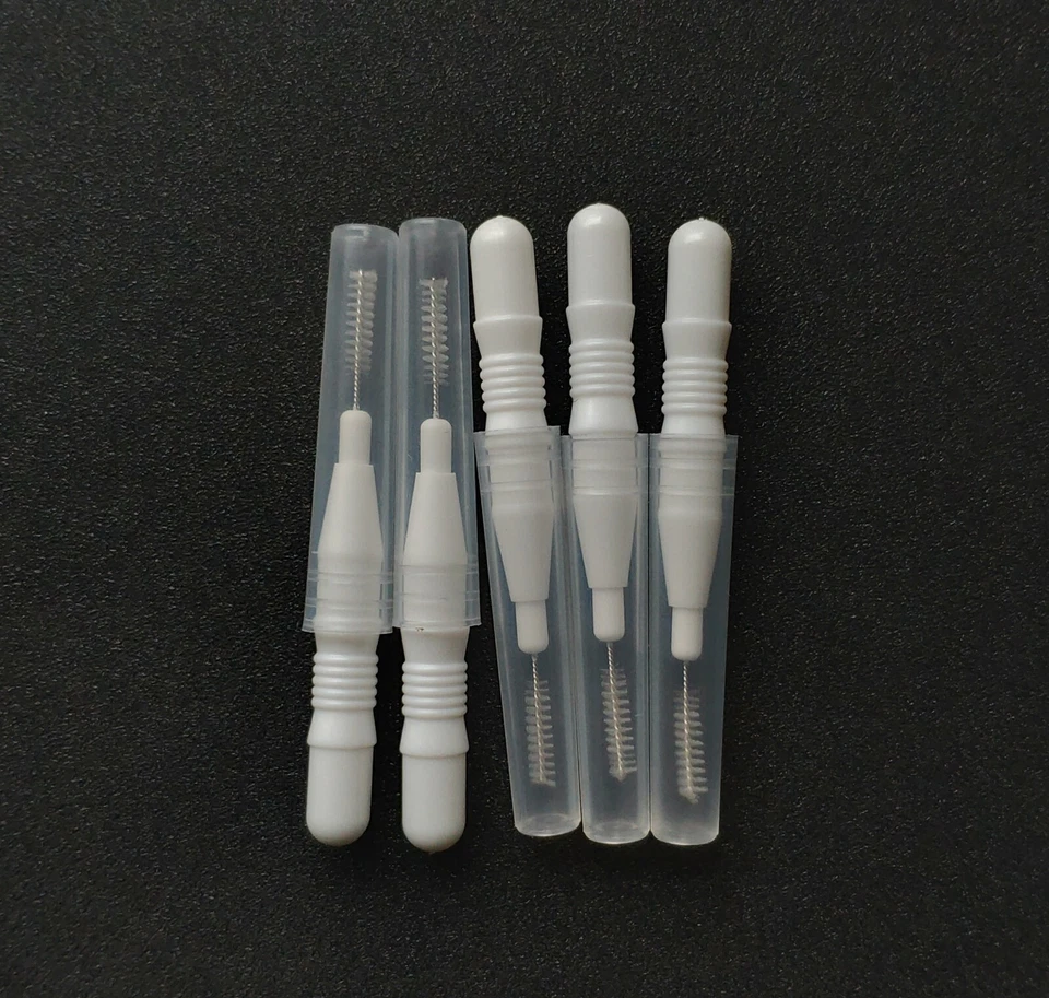 500X Cepillo Interdental Palillos Hilo Diente Cabezal Palillo Limpieza 8 Colores Foto 1 de 4