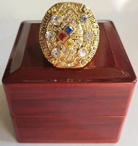 PITTSBURGH STEELERS - NFL Superbowl Championship ring 2008 with box - Picture 1 of 4