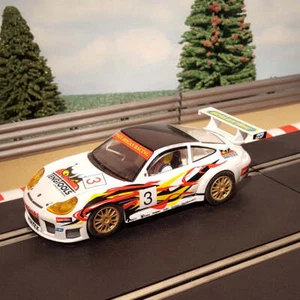 Scalextric 1:32 Car - C2268 White Porsche 911 GT3R #3 Teng Tools *LIGHTS* #M - Picture 1 of 1