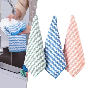Súper trapos de limpieza de microfibra cocina absorbente toallas de limpieza - Imagen 1 de 18