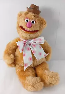 Vintage Jim Henson Muppets FOZZY BEAR Hard Face 14" Stuffed Plush Toy RARE! - Picture 1 of 10