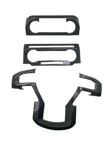ABS Carbon Fiber Interior Mouldings For Ford F150 2017-2020 - Black - Picture 1 of 6