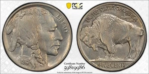 1915 P Buffalo Nickel PCGS MS-65 - Bild 1 von 1