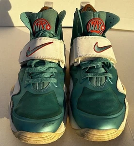 Nike Air Max Express Team Teal Orange Miami Dolphins Mens Size 10.5 525224-101 - Picture 1 of 11