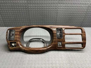 1996-2000 Chevrolet Express GMC Savana Van Dash Radio Bezel Wood Grain 15035749 - Picture 1 of 9