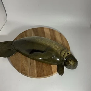 Manatee Wall Plaque Plastic 11” - Picture 1 of 8