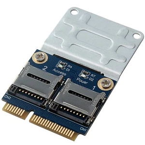 2 disques durs SSD pour ordinateur portable double micro-SDHC SDXC TF vers PCIe cartes mémoire lecture6739 - Photo 1/6