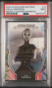 2022 Topps Star Wars Masterwork Asajj Ventress Bounty Hunting Rainbow Foil /299 - Picture 1 of 2