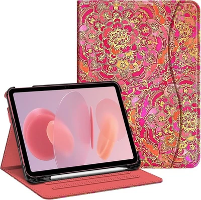 For iPad (A16) 11th 11 Inch (2025) Case Multi-Angle Viewing Stand Cover w Pocket - Image 1 of 4