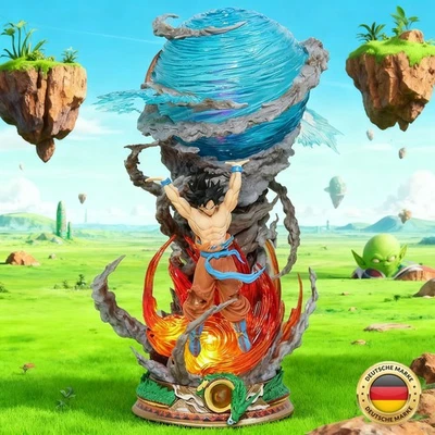 Son Goku Genkidama Dragon Ball Figur Modell Sammler mit Licht 23cm PVC Deko DHL - Bild 1 von 4