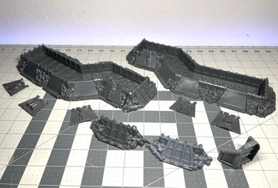 OOP Imperial Defence Line Wall of Martyrs Terrain Lot Warhammer 40k GW Citadel - Image 1 of 4