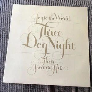 JOY TO THE WORLD THREE DOG NIGHT THEIR GREATEST HITS 1974 LP ABC DUNHILL PRINT - Picture 1 of 16