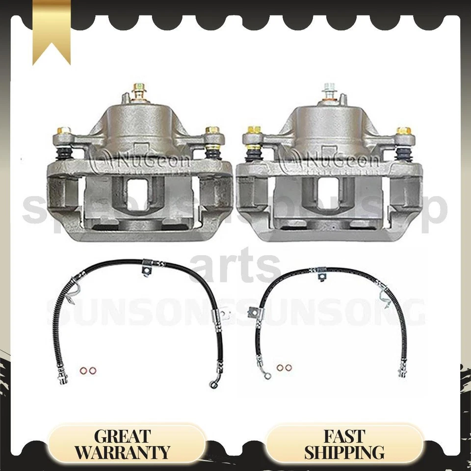 Línea de manguera de freno delantero con pinzas para Hyundai Sonata 2001 Kia Optima 2000 Foto 1 de 4