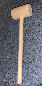 Handmade Craft Wooden Mallet Blank Wood Hammer Toy Prop – Decorate/Personalize! - Picture 1 of 12