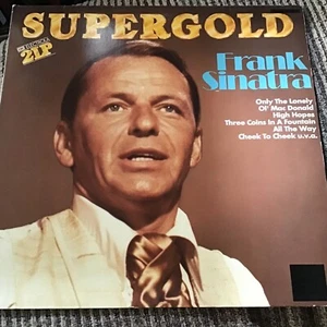 FRANK SINATRA SUPERGOLD 1979 2-LP SET OOP GERMANY PRINT VINTAGE VINYL CAPITOL - Picture 1 of 21