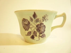 Calyx Ware Adams Antique Tea Cup with no Saucer with Purple Flowers - Picture 1 of 4
