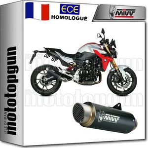 MIVV POT D'ECHAPPEMENT + HOMOLOGUE CAT-OEM GP-PRO ACIER NOIR BMW F 900 R 2020 20 - Photo 1/4