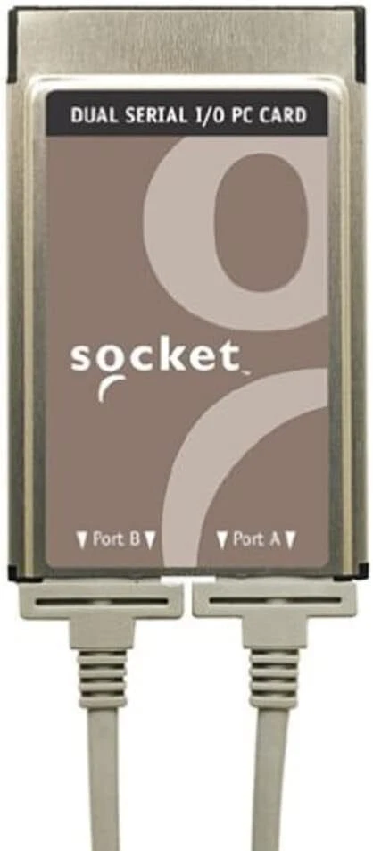 Socket PCMCIA Dual Serial I/O PC Card Ruggedized RS-232 Port Adapter RD-I/O NEW - Image 1 of 1
