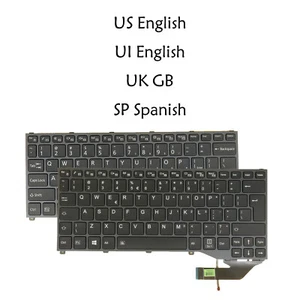 Keyboard For Fujitsu CP724817-01 CP724828-01 cp757200-03 cp759888-01 cp759889-01 - Picture 1 of 6