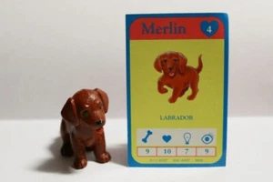 Vintage Hasbro "Puppy in my Pocket" Labrador Merlin with Card #4 (1993) - Picture 1 of 1