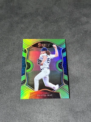 Dustin May 2021 Panini Select Neon Green Prizm 96/99 - Image 1 of 2