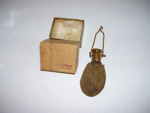Vintage Gold Mesh Accordian Beggers Bag Purse - Picture 1 of 6