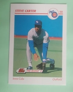 Steve Carter 1991 Line Drive AAA #202 - Iowa Cubs - Imagen 1 de 2