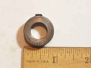 Tool DRILL STOP COLLAR 1/2 INCH ID X 1” OD X 7/16 THICK NOS NEW OLD STOCK OILED - Picture 1 of 7