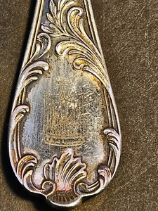 Iraqi Knife Saddams Palaces 7.5" christofle France silverplate ornate - Picture 1 of 8