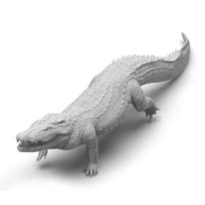 Crocodylus Nilotic 3D Printing Unpainted Figure Model GK Blank Kit New Toy Stock - Bild 1 von 7