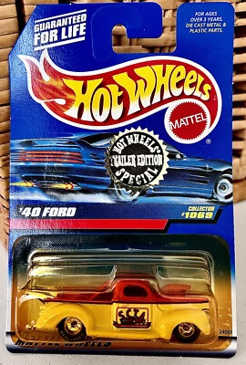 Remolque Hot Wheels 1999 edición especial #1069 - camioneta Ford '40 Foto 1 de 2