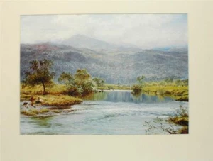 ROYALE / DRUCK / ON THE LLUGWY, NORTH WALES / LEADER / 27X41CMS - Bild 1 von 1
