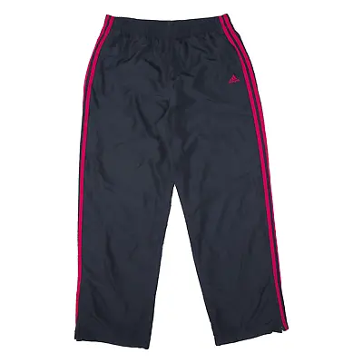 ADIDAS Track Pants Grey Straight Womens UK 18 W32 L30 • 15.85€
