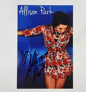 Singer Allison Park Signed 4x6 w/JG Autographs COA Photo Picture - Picture 1 of 9