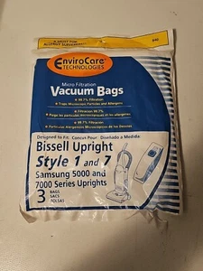 3 Vacuum style 1 & 7 bag Upright fit Fits For EnviroCare 30861 3086 32120 32071 - Picture 1 of 10