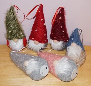 6 pcs Decorate Ornaments Dwarf Santa Doll Elder Doll Christmas Tree Accessories - Picture 1 of 4