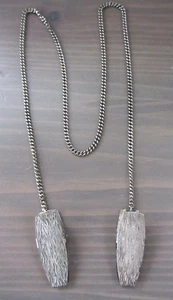 Serviettenkette Serviettenhalter Klammer silberfarben - Bild 1 von 2