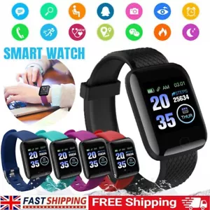 Smart Watch Men Women Heart Rate Fitness Activity Tracker Sport Watches Gifts - Picture 1 of 17