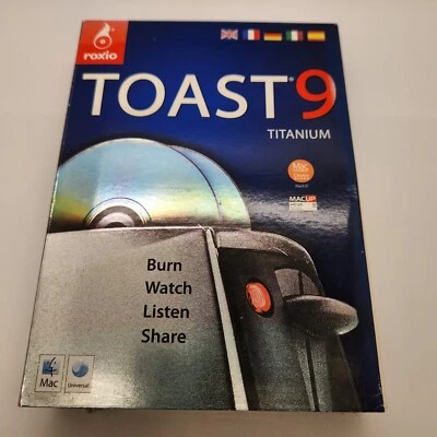 Sealed New In Box Vintage Roxio Toast 9 Titanium For Mac - Image 1 of 4