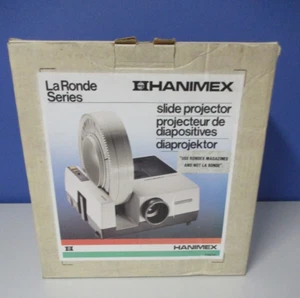 Vintage HANIMEX SLIDE PROJECTOR La Ronde RF P722-117 in Box Made in Ireland - Picture 1 of 24